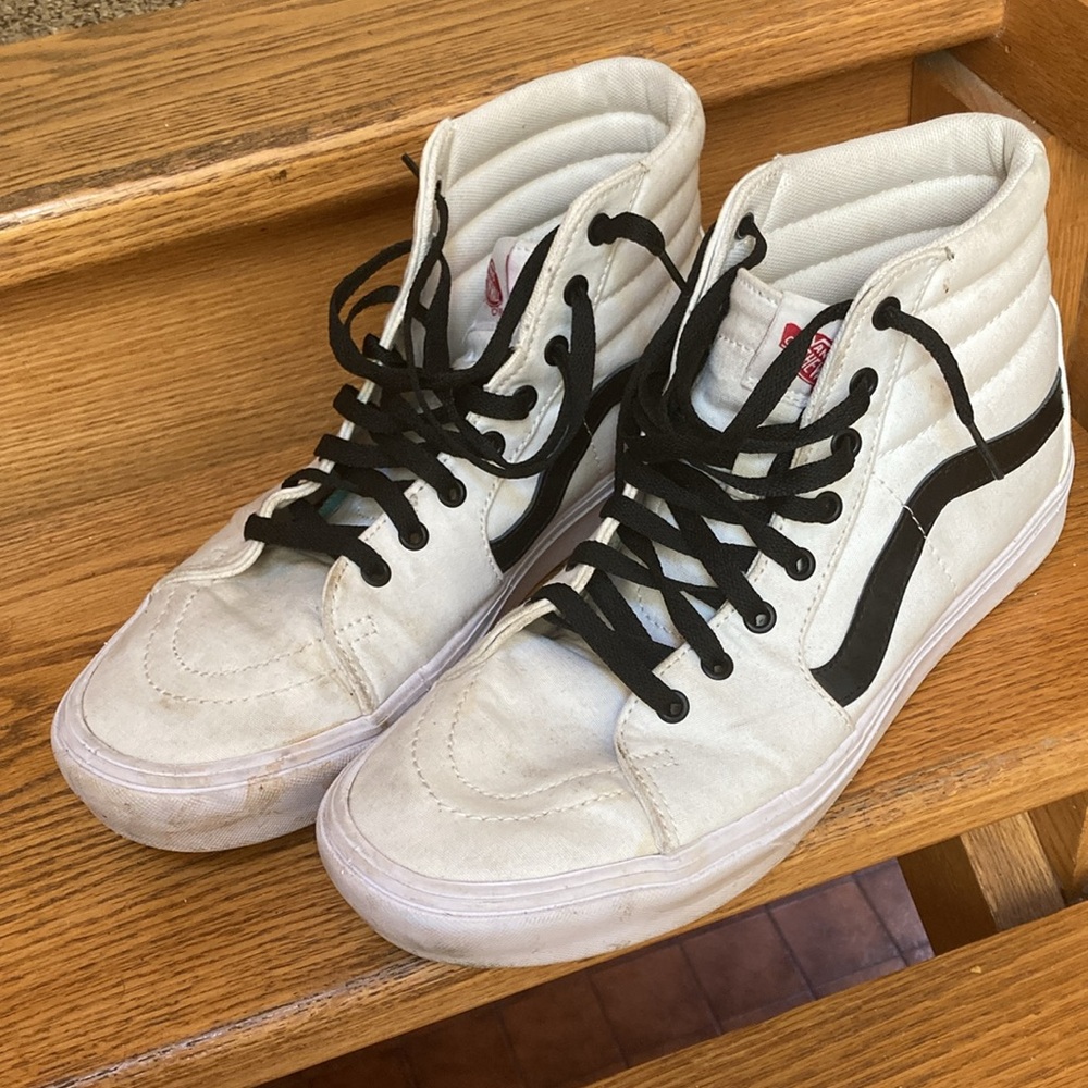 Vans Sk8 Hi Custom- comfy cush